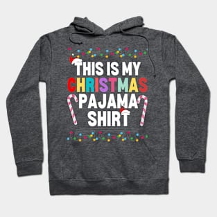 This Is My Christmas Pajama Shirt Funny Lights Christmas T-Shirt Hoodie